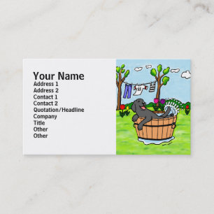 Tarjeta De Visita Personalizado de grupo de cachorros de labrador ne