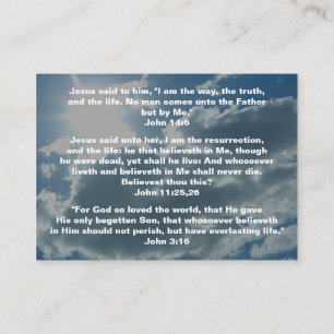 Tarjeta De Visita Personalizado de Juan religioso