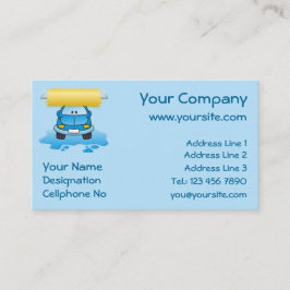 Tarjeta De Visita Personalizado de lavado de cara