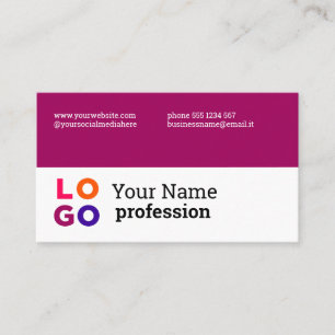 Tarjeta De Visita Personalizado de logotipos de empresas Simple Wine