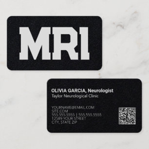 Tarjeta De Visita Personalizado de Neurología MRI QR