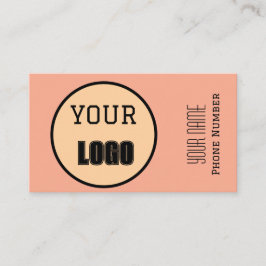 Tarjeta De Visita Personalizado de nombres de logotipo Minimalista m