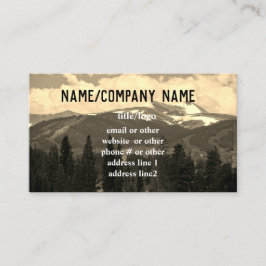 Tarjeta De Visita personalizado de paisajes montañosos fotografía de
