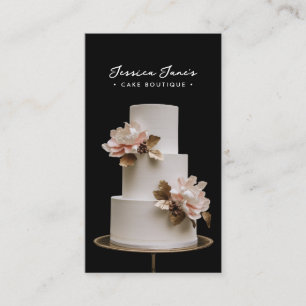 Tarjeta De Visita Personalizado de pasteles de gama alta / Boutique 