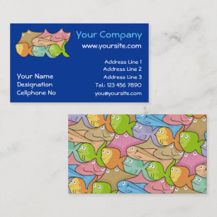 Tarjeta De Visita Personalizado de pescado