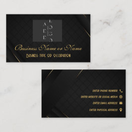 Tarjeta De Visita Personalizado de plantilla - Añadir logotipo