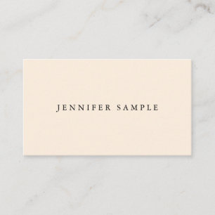Tarjeta De Visita Personalizado de plantilla simple simple elegante 