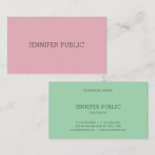 Tarjeta De Visita Personalizado de plantilla simple simple profesion