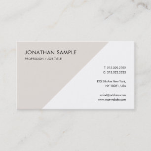Tarjeta De Visita Personalizado de plantilla simple simple profesion