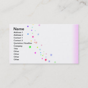 Tarjeta De Visita Personalizado de polvo de hadas