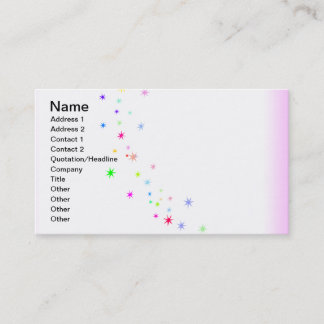 Tarjeta De Visita Personalizado de polvo de hadas