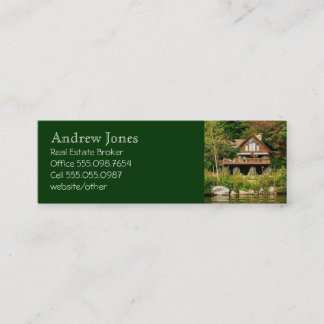 Tarjeta de visita Personalizado de Realtor de cabi