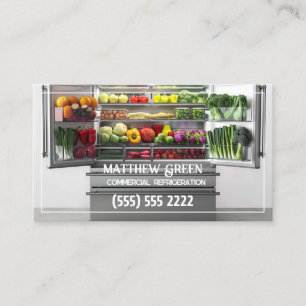 Tarjeta De Visita Personalizado de refrigeración QR