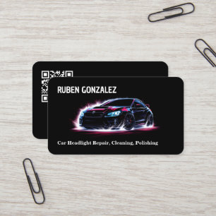 Tarjeta De Visita Personalizado de restauración de los faros del coc