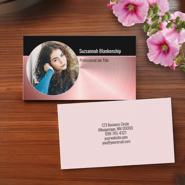 Tarjeta De Visita Personalizado de seguridad personal profesional Ov (front and back professional  photo business card)
