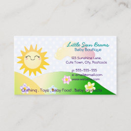 Tarjeta De Visita personalizado de sol kawaii