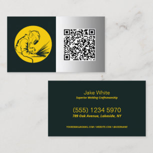 Tarjeta De Visita personalizado de soldadura de ⚙️ QR