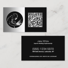 Tarjeta De Visita Personalizado de soldadura QR