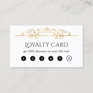 Tarjeta De Visita Personalizado de Swirls Vintage de Moda clásica d