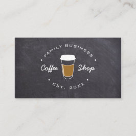 Tarjeta De Visita Personalizado del logo de Family Business Coffee s