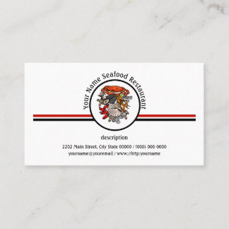 Tarjeta De Visita Personalizado del logotipo del restaurante de mari