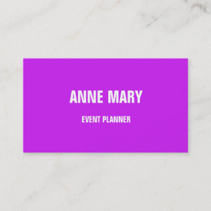 Tarjeta De Visita Personalizado del planificador de eventos de Boda