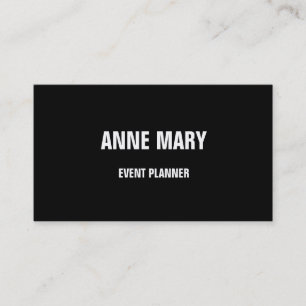 Tarjeta De Visita Personalizado del planificador de eventos de estil