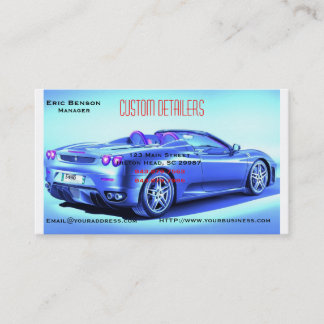 Tarjeta de visita personalizado Detailing