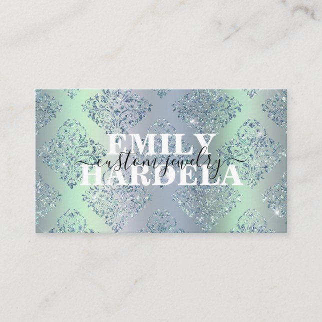 Tarjeta De Visita Personalizado Diamond Jewelry (Anverso)