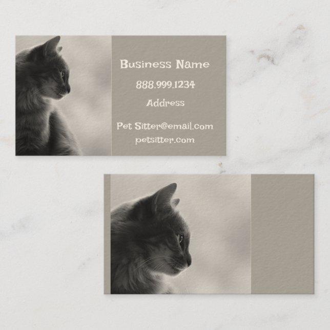 Tarjeta De Visita Personalizado Dog Walker, Mascota Sitting Business (Anverso / Reverso)
