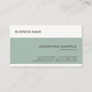 Tarjeta De Visita Personalizado Elegant Company Simple Template Mode