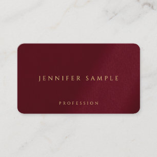 Tarjeta De Visita Personalizado Elegant Gold Text RoundCorner Luxe