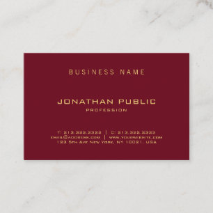 Tarjeta De Visita Personalizado Elegant Moderno Profesional Minimali