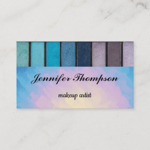 Tarjeta De Visita Personalizado elegante artista de maquillaje Eyesh