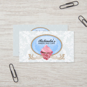 Tarjeta De Visita Personalizado elegante de la panadería de la