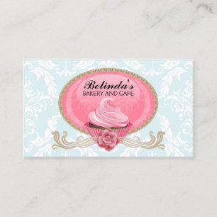 Tarjeta De Visita Personalizado elegante de la panadería de la