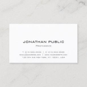 Tarjeta De Visita Personalizado Elegante Moderno Mínimo Limpio Plant