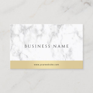 Tarjeta De Visita Personalizado elegante plantilla moderna oro de má