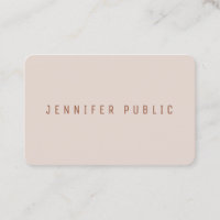 Personalizado elegante profesional moderna plantil