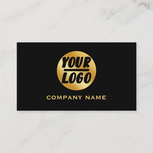 Tarjeta De Visita Personalizado empresa Business Logo Profesional ne (Anverso)