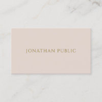 Personalizado Faux Gold Textos Elegante Lujo Moder