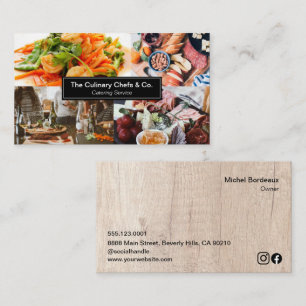 Tarjeta De Visita Personalizado Fotos Servicio completo de restaurac
