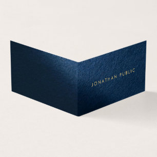 Tarjeta De Visita Personalizado Gold Textos Moderno Elegante Lujo Do