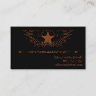 Tarjeta De Visita Personalizado Guitar Country Western Band Music 