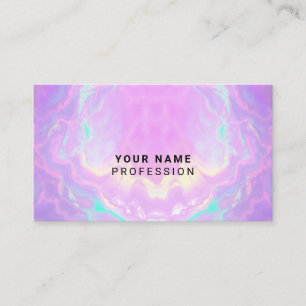 Tarjeta De Visita Personalizado Holográfica Eyecatching