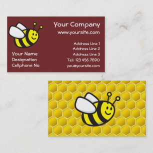 Tarjeta De Visita Personalizado Honeybee
