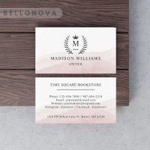 Personalizado inicial y nombre blanco rosado negro