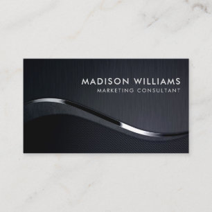 Tarjeta De Visita Personalizado ligero Gris oscuro Purpurina profesi