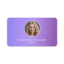 Personalizado Lilac QR Foto