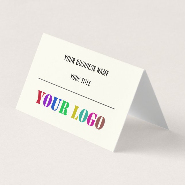 Tarjeta De Visita Personalizado Logotipo Promocional Personalizado d (Anverso)
